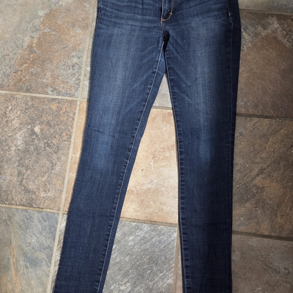 Abercrombie & Fitch Dark Blue Skinny Jeans, Size 28
